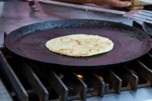 Comal para tortillas de maíz