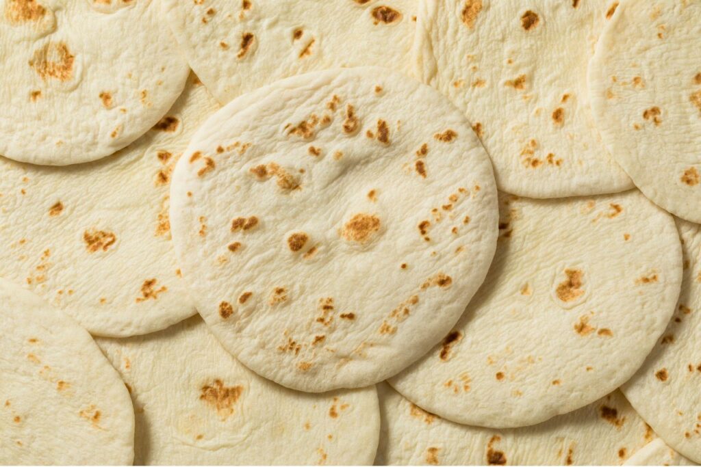 Tortillas de maíz en casa